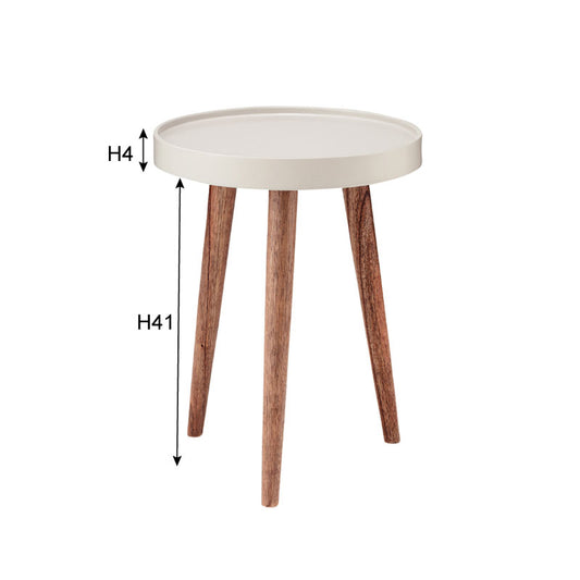 天板に縁があるから使いやすいトレーテーブル Sサイズ