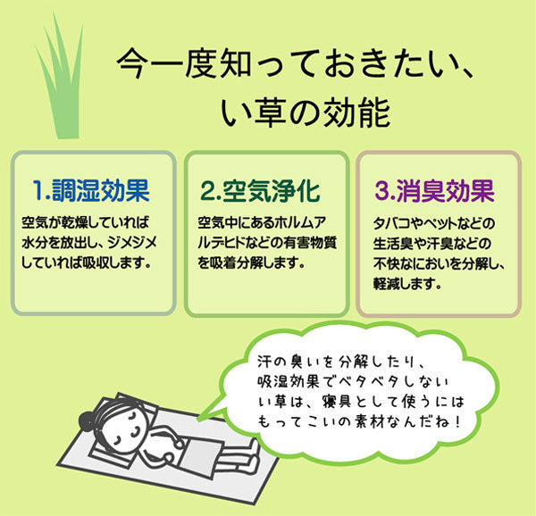低反発ウレタンチップ入り い草枕 『涼水 低反発枕 箱付』約50×30cm