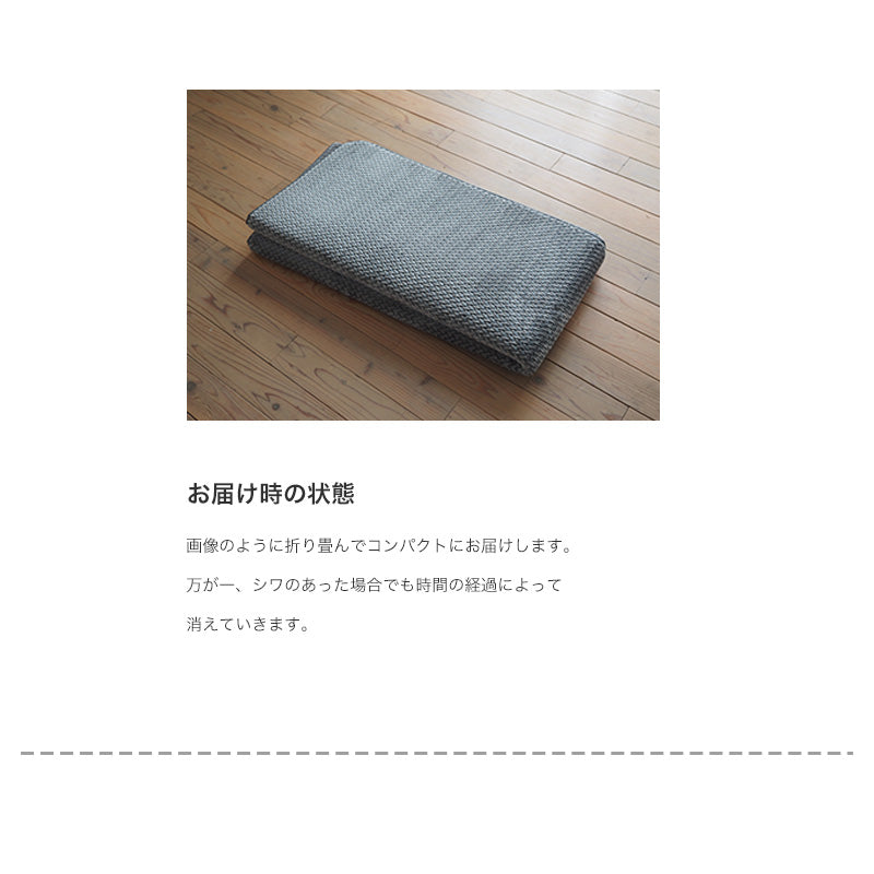 ふわモコな肌触りに癒されるウレタン入りクッションラグ メテオ