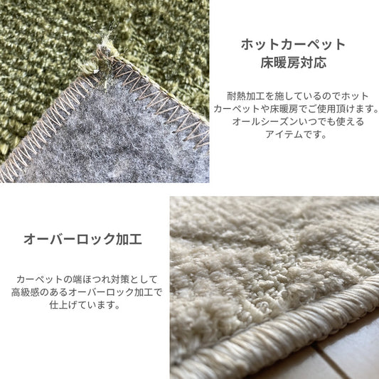 格子柄のデザインとシンプルなカラーが特徴のカーペット Nord - ノルド